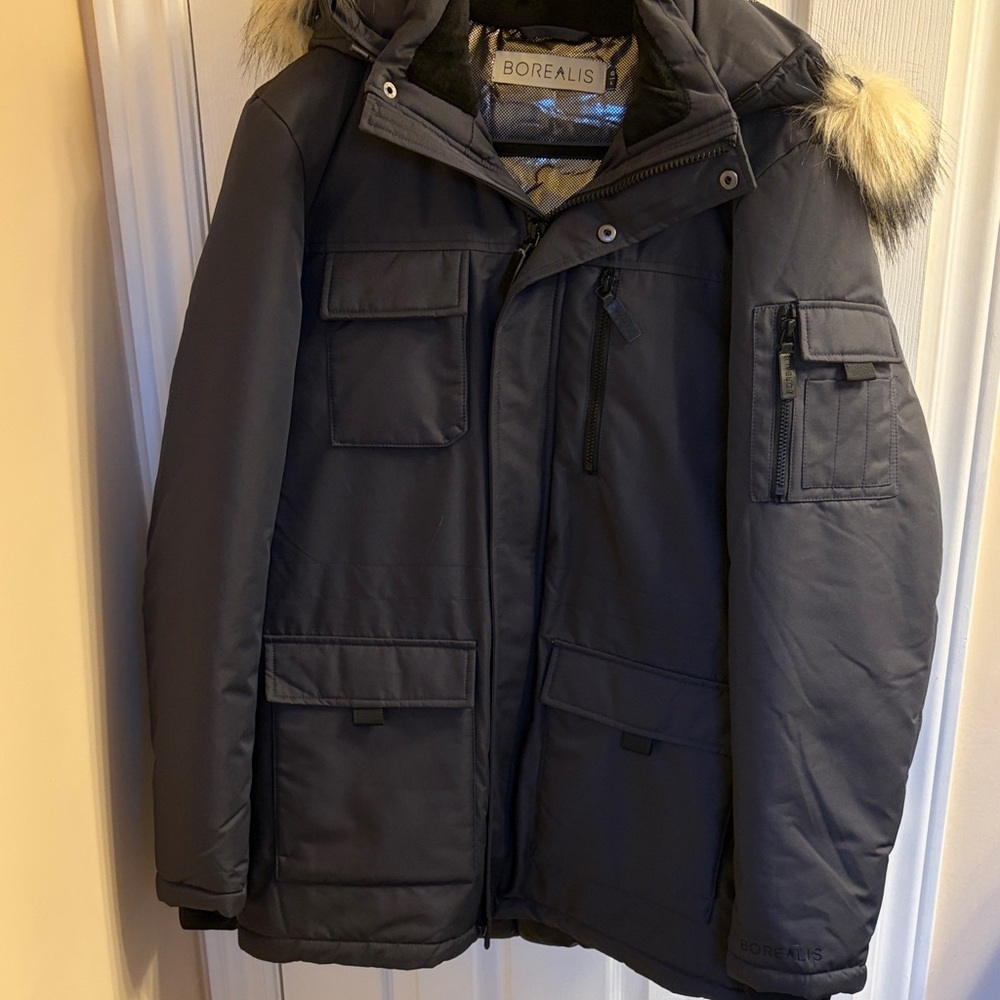 Borealis Men's Gray Winter Jacket
